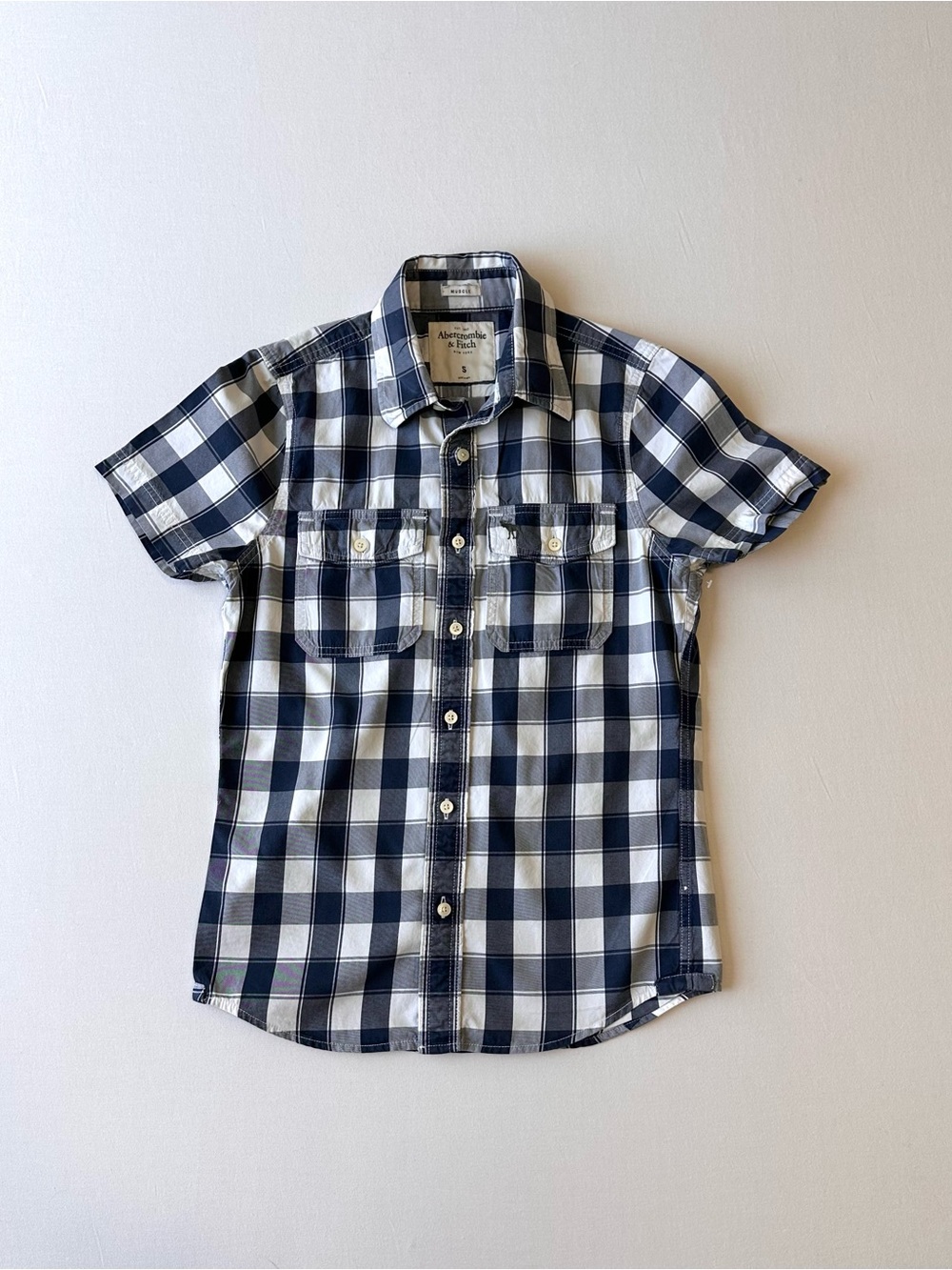 Y2K Abercrombie & Fitch 100% Cotton Button Up